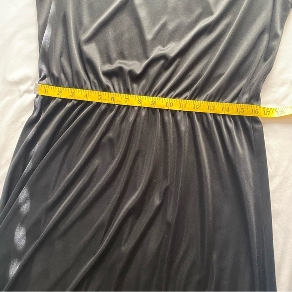 Praise Hymn Elastic Waist Sleeveless Layering Dress Basic Black Vintage Size XL - Picture 7 of 8